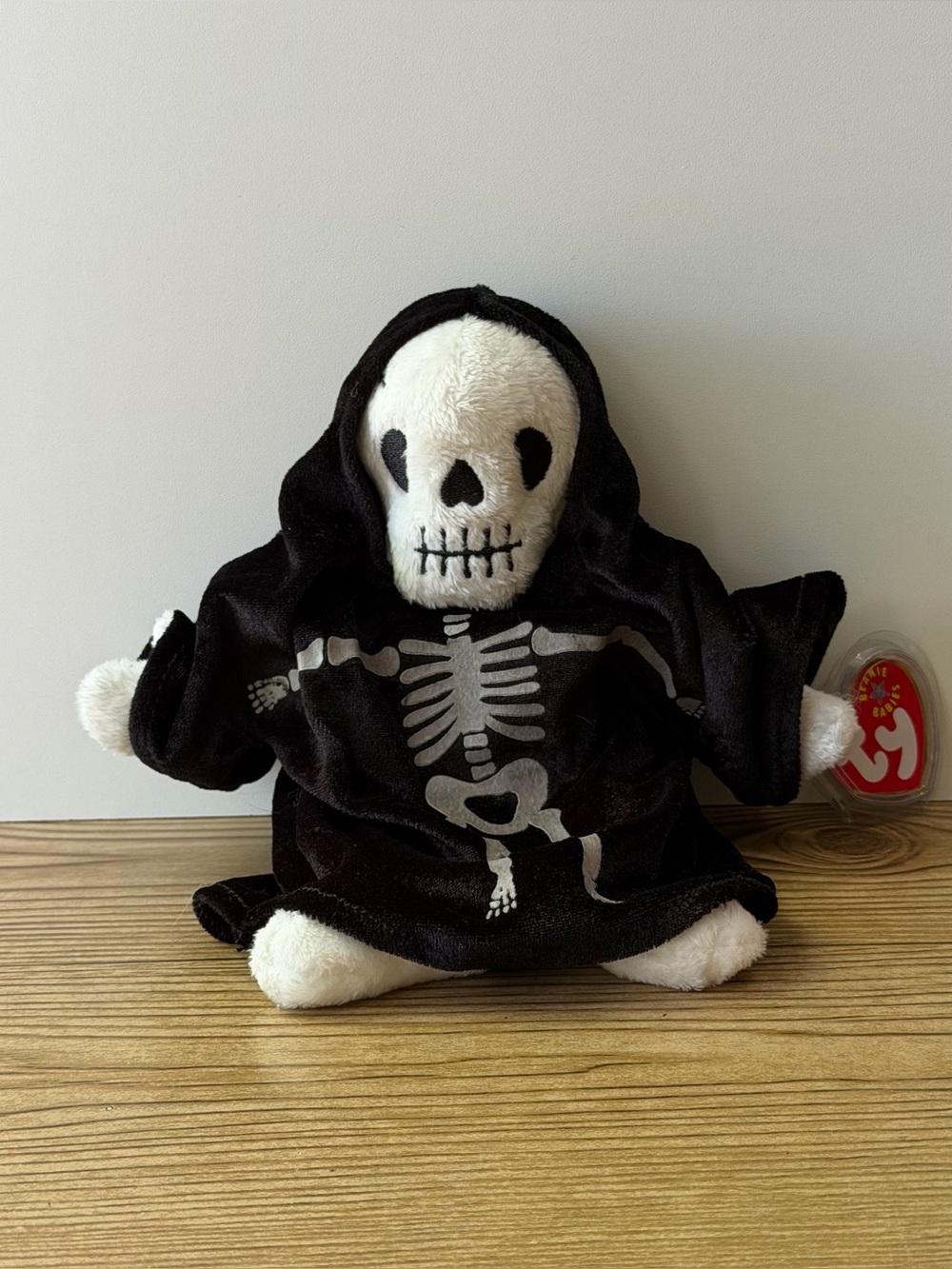 Ty Beanie Babies ‘Creepers’ Grim Reaper Skelton Halloween Plush